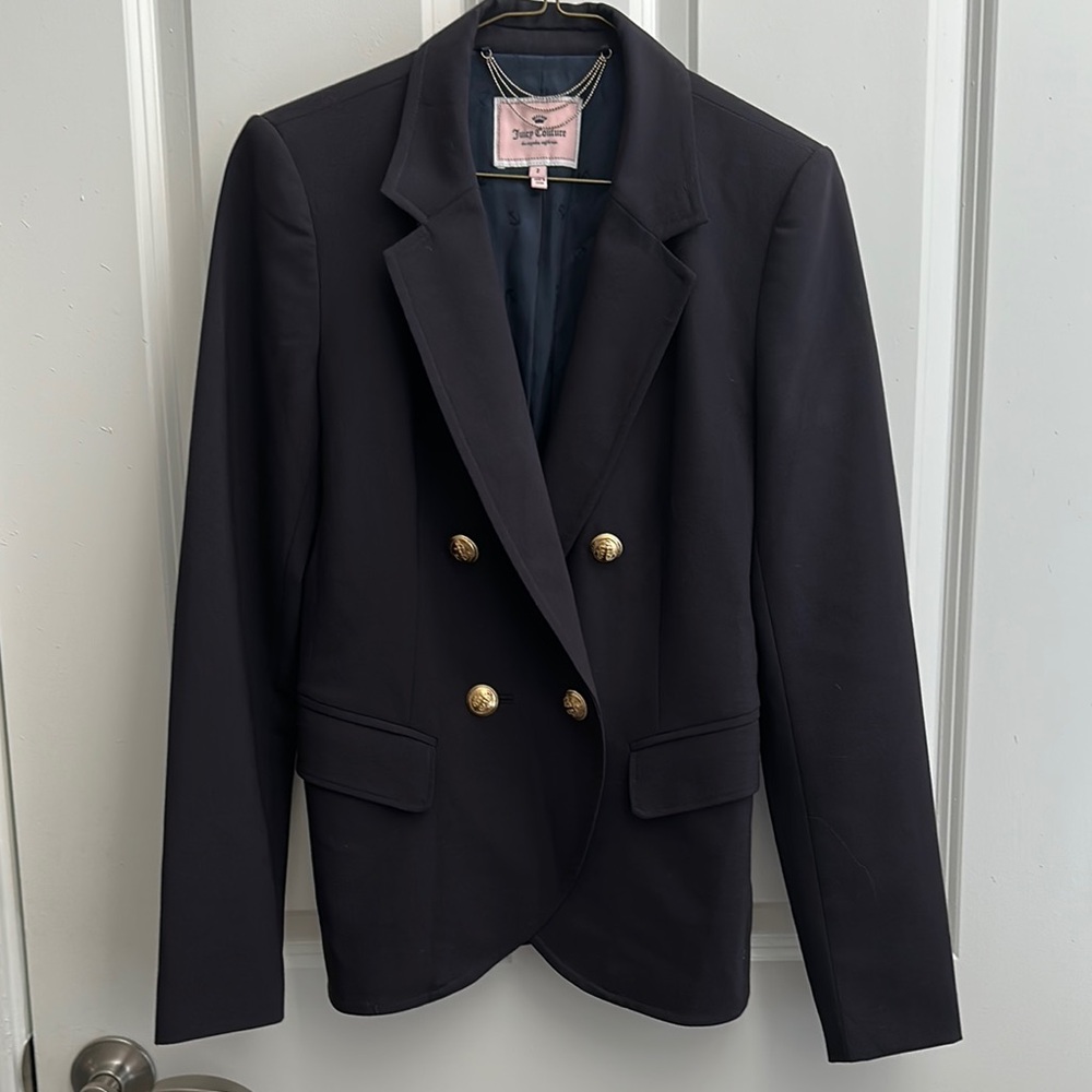 Juicy Couture Double-Breasted Blazer